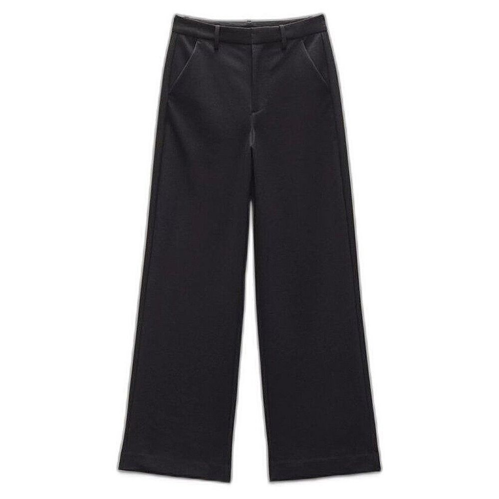 Rag & Bone Andi High Rise Wide Leg Wool Blend Trousers Black Size 6 NWT Designer